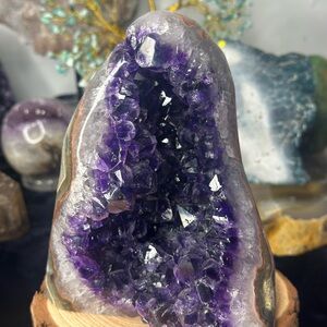 💜 Super High-Grade Deep Purple Jelly Amethyst Freeform – Raw Crystal Uruguay 💜